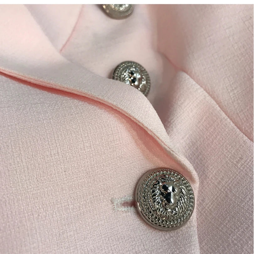 Women's Double-Breasted Fashion Blazer - A stylish blazer designed to elevate both casual and formal outfits. Soft, comfortable fabric suitable for work, events, or everyday chic wear. Available in multiple colors and sizes to match your personal style.
