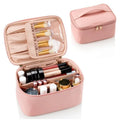 Portable Makeup Organizer. A compact makeup organizer designed to keep your beauty products neat and easy to find. Spacious enough for daily essentials while remaining lightweight and travel-friendly. Perfect for home use or on-the-go storage.