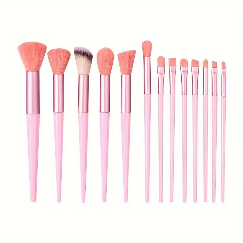 Luxury Makeup Brush Set - Soft Professional Kit - A professional brush set made for precise and even makeup application. Ultra-soft bristles provide seamless blending without streaks. Durable, lightweight design for daily use at home or while traveling.