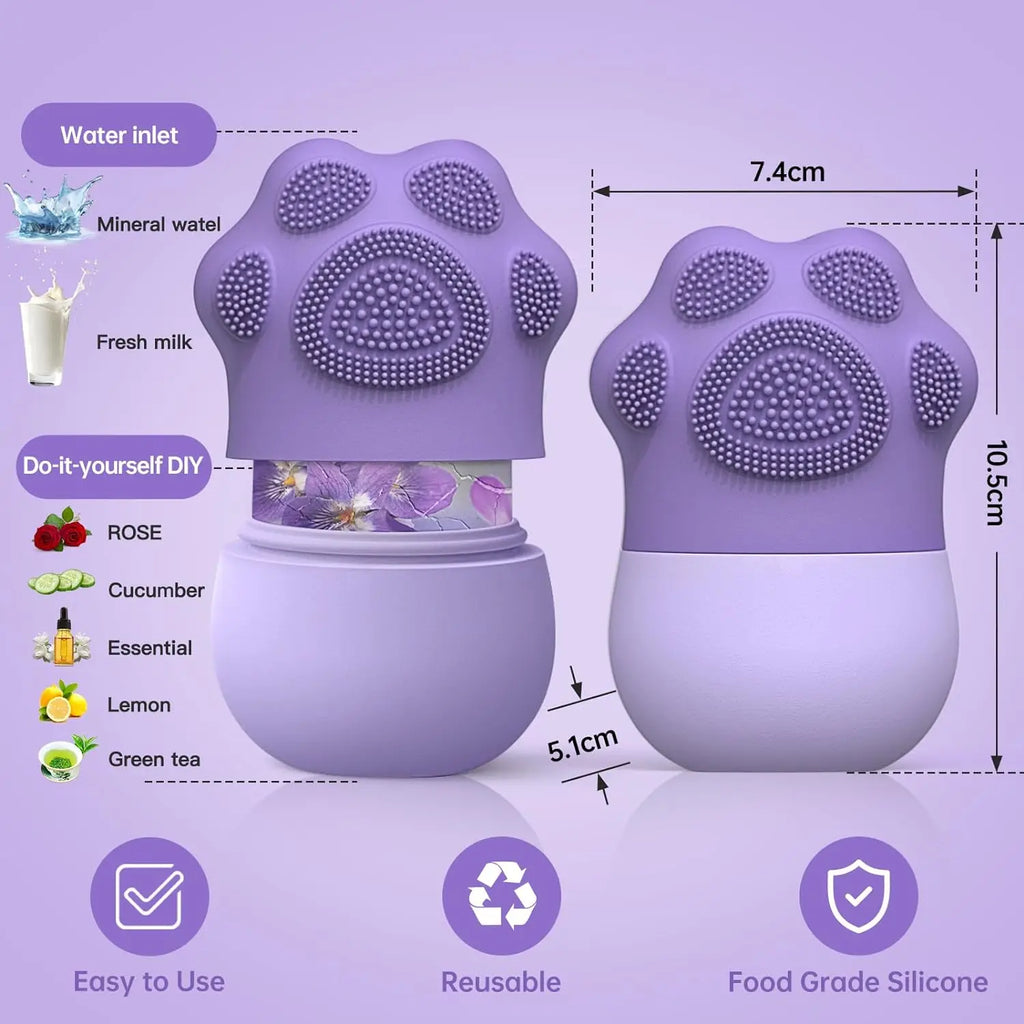 Facial Ice Roller - Skincare Tool - A reusable skincare tool that helps soothe and cool the skin. Designed to reduce facial puffiness and improve product absorption. Lightweight and easy to use at home.
