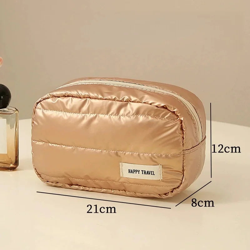 The Luxe Travel Beauty Organizer - An elegant beauty organizer with multiple compartments for easy storage. Designed to keep makeup and toiletries organized and accessible. Ideal for travel or vanity use.