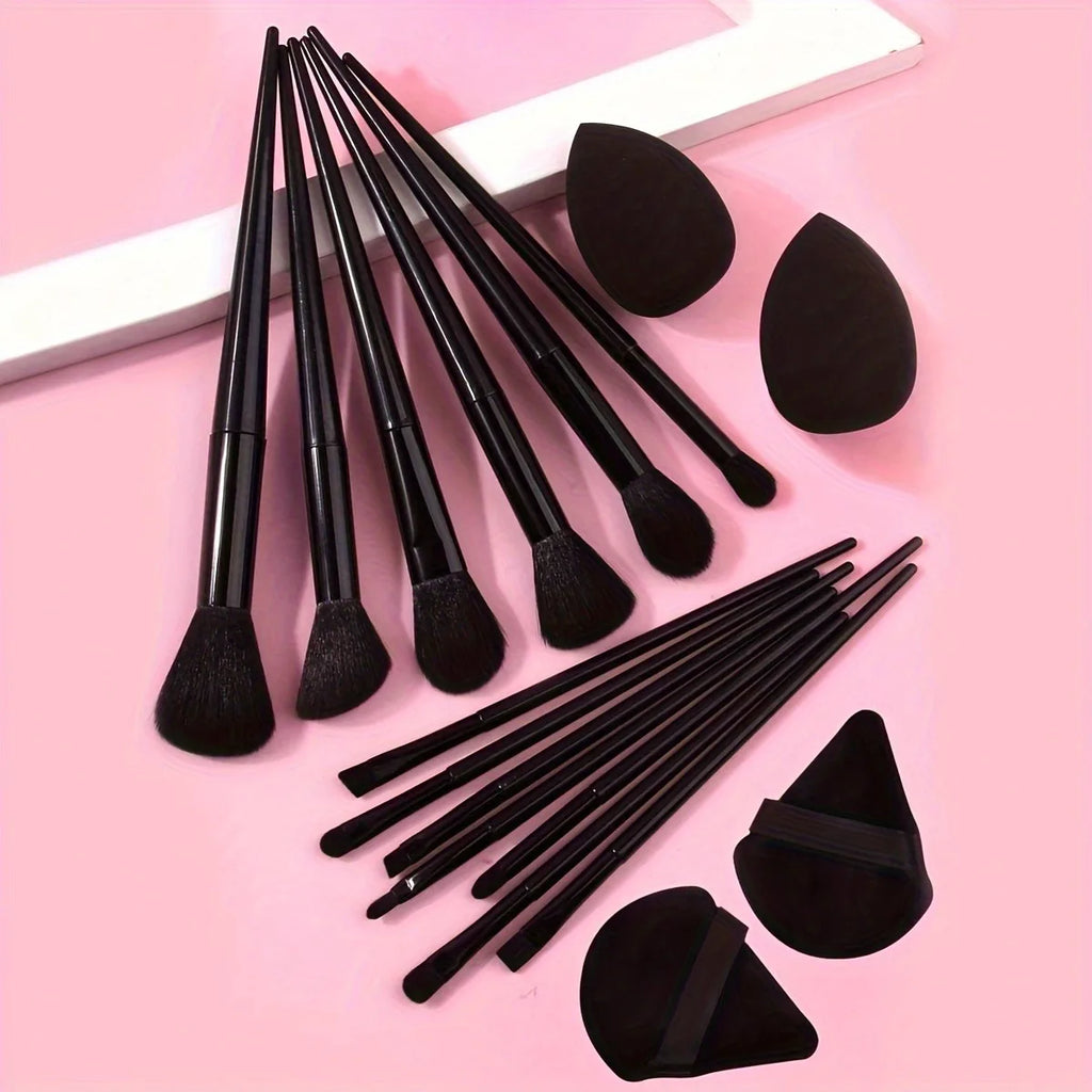 Luxury Makeup Brush Set - Soft Professional Kit - A professional brush set made for precise and even makeup application. Ultra-soft bristles provide seamless blending without streaks. Durable, lightweight design for daily use at home or while traveling.
