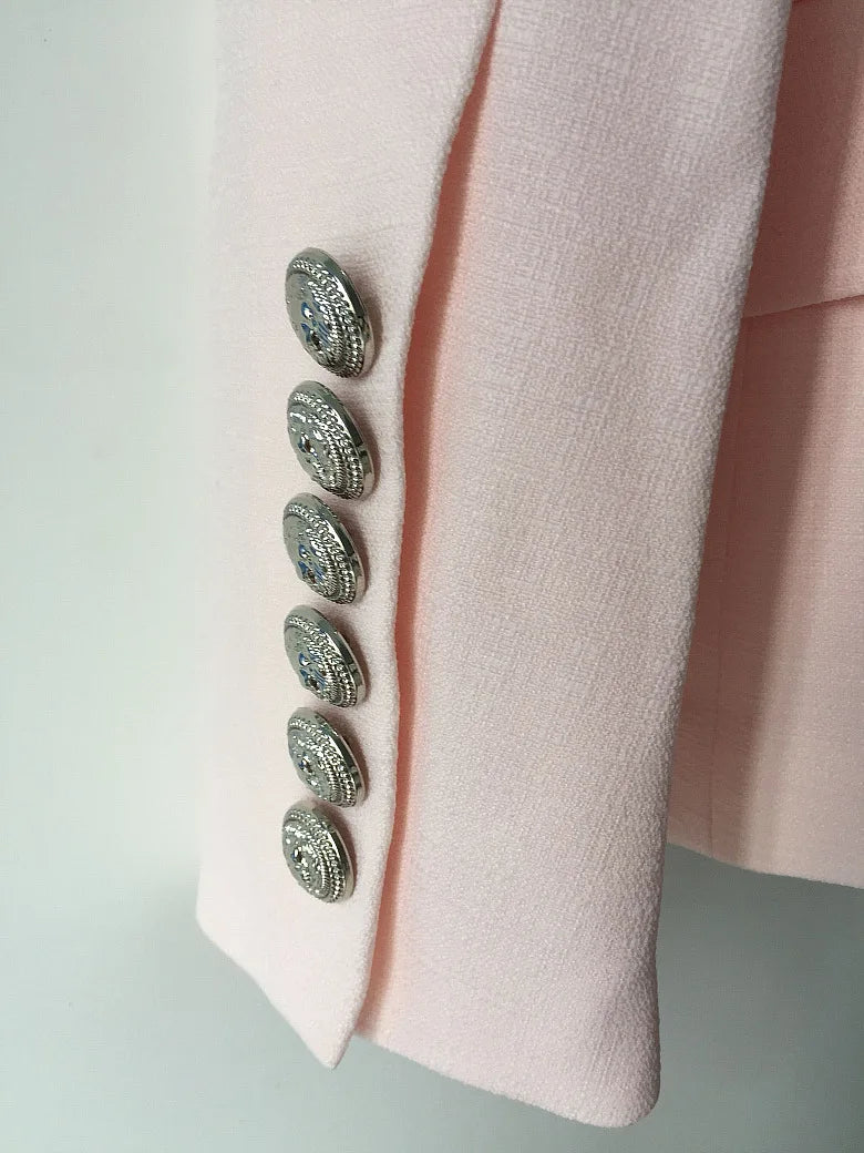 Women's Double-Breasted Fashion Blazer - A stylish blazer designed to elevate both casual and formal outfits. Soft, comfortable fabric suitable for work, events, or everyday chic wear. Available in multiple colors and sizes to match your personal style.