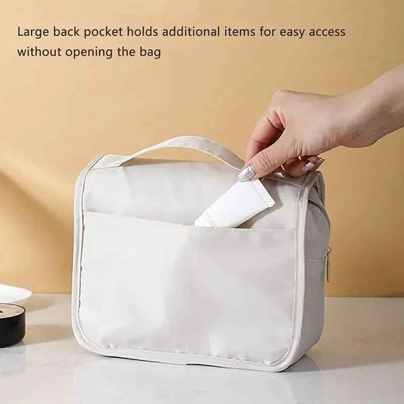 High Quality Waterproof Travel Makeup Organizer - A durable waterproof makeup organizer built to protect cosmetics during travel. Spacious interior keeps products neatly arranged and easy to access. Ideal for vacations, gym, or daily routines.