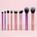 8-Piece soft Synthetic Makeup Brush Kit - A compact brush kit designed for natural looks and full glam finishes. Lightweight, soft and beginner-friendly.