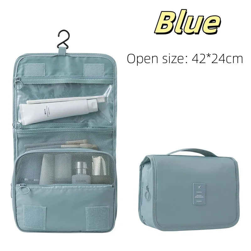High Quality Waterproof Travel Makeup Organizer - A durable waterproof makeup organizer built to protect cosmetics during travel. Spacious interior keeps products neatly arranged and easy to access. Ideal for vacations, gym, or daily routines.