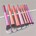 The Essential 8-Piece Brush Collection - A compact 8-piece brush set for simple and precise makeup application. Soft synthetic fibers allow easy blending and smooth finish. Lightweight and easy to clean. Great for travel or minimal makeup kits.