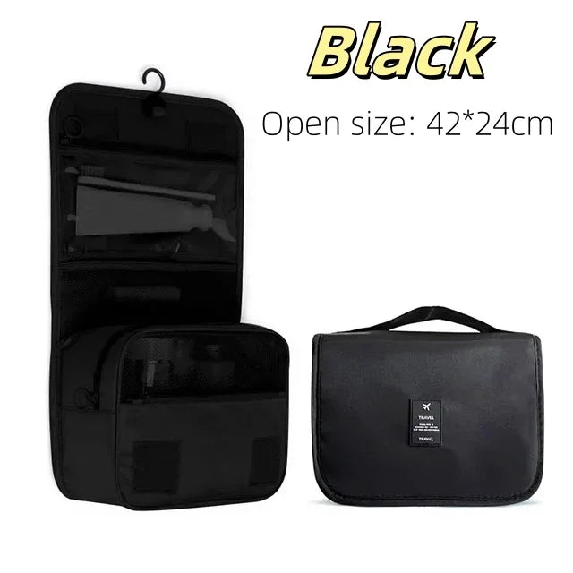 High Quality Waterproof Travel Makeup Organizer - A durable waterproof makeup organizer built to protect cosmetics during travel. Spacious interior keeps products neatly arranged and easy to access. Ideal for vacations, gym, or daily routines.