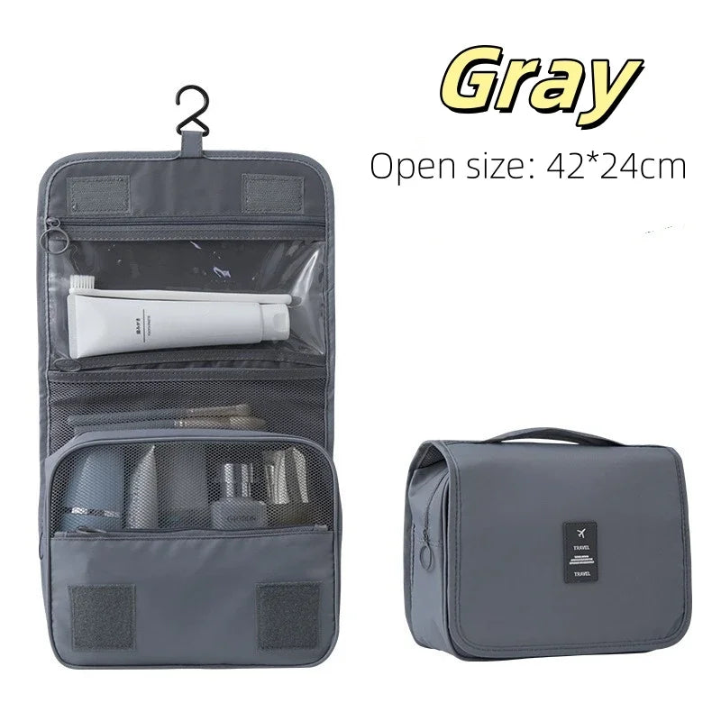High Quality Waterproof Travel Makeup Organizer - A durable waterproof makeup organizer built to protect cosmetics during travel. Spacious interior keeps products neatly arranged and easy to access. Ideal for vacations, gym, or daily routines.