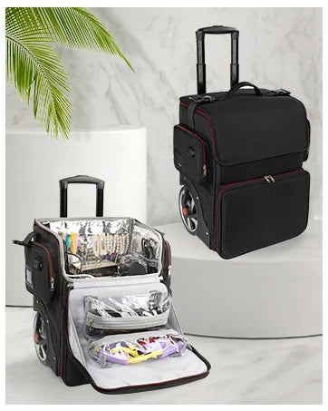 Portable Makeup Organizer. A compact makeup organizer designed to keep your beauty products neat and easy to find. Spacious enough for daily essentials while remaining lightweight and travel-friendly. Perfect for home use or on-the-go storage.