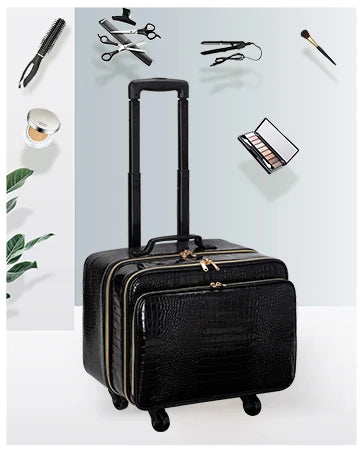 Portable Makeup Organizer. A compact makeup organizer designed to keep your beauty products neat and easy to find. Spacious enough for daily essentials while remaining lightweight and travel-friendly. Perfect for home use or on-the-go storage.