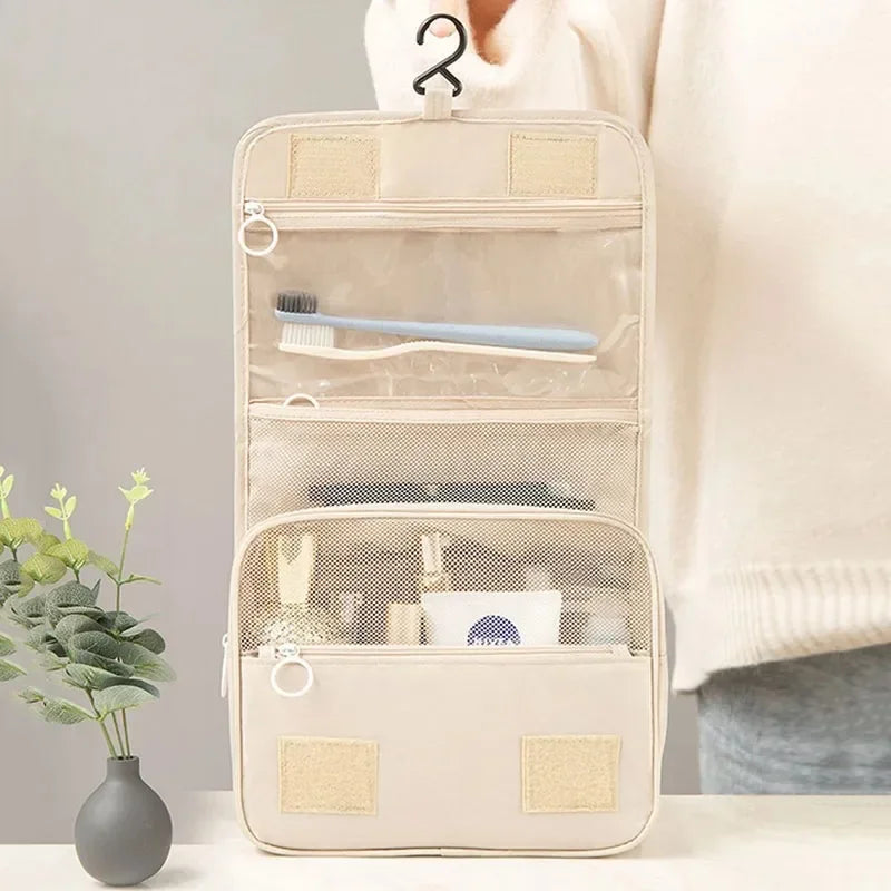 High Quality Waterproof Travel Makeup Organizer - A durable waterproof makeup organizer built to protect cosmetics during travel. Spacious interior keeps products neatly arranged and easy to access. Ideal for vacations, gym, or daily routines.