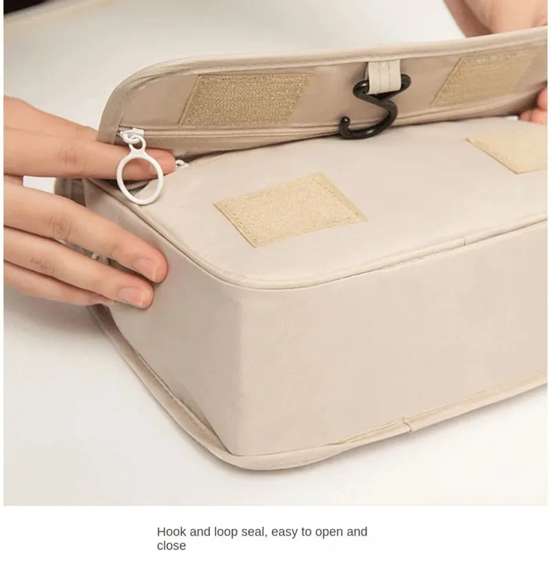 High Quality Waterproof Travel Makeup Organizer - A durable waterproof makeup organizer built to protect cosmetics during travel. Spacious interior keeps products neatly arranged and easy to access. Ideal for vacations, gym, or daily routines.