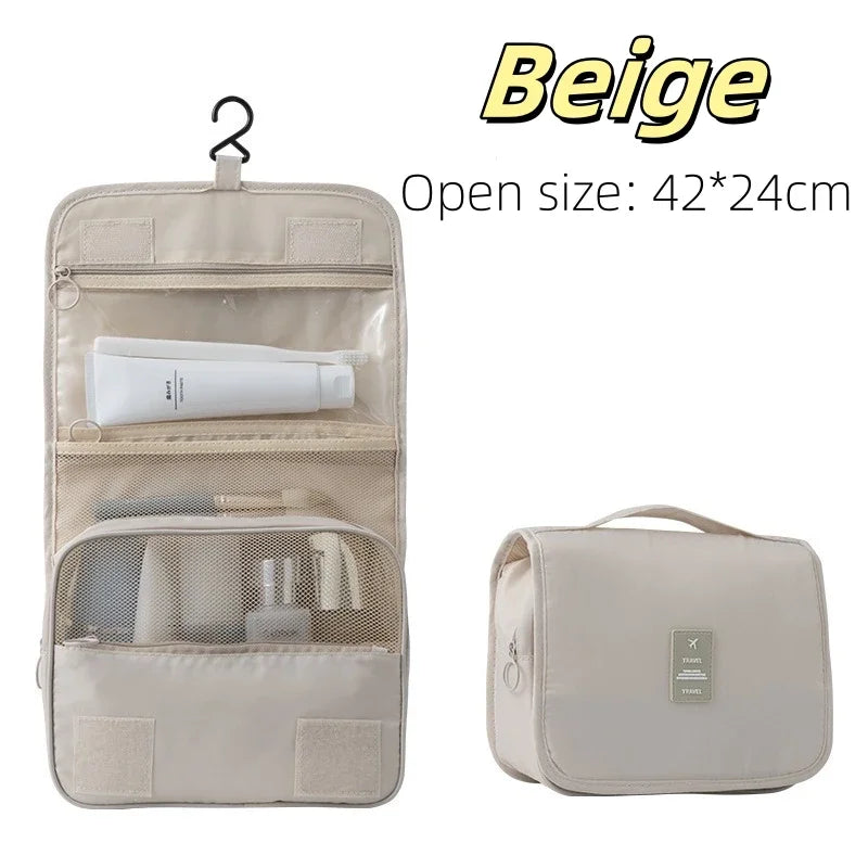 High Quality Waterproof Travel Makeup Organizer - A durable waterproof makeup organizer built to protect cosmetics during travel. Spacious interior keeps products neatly arranged and easy to access. Ideal for vacations, gym, or daily routines.