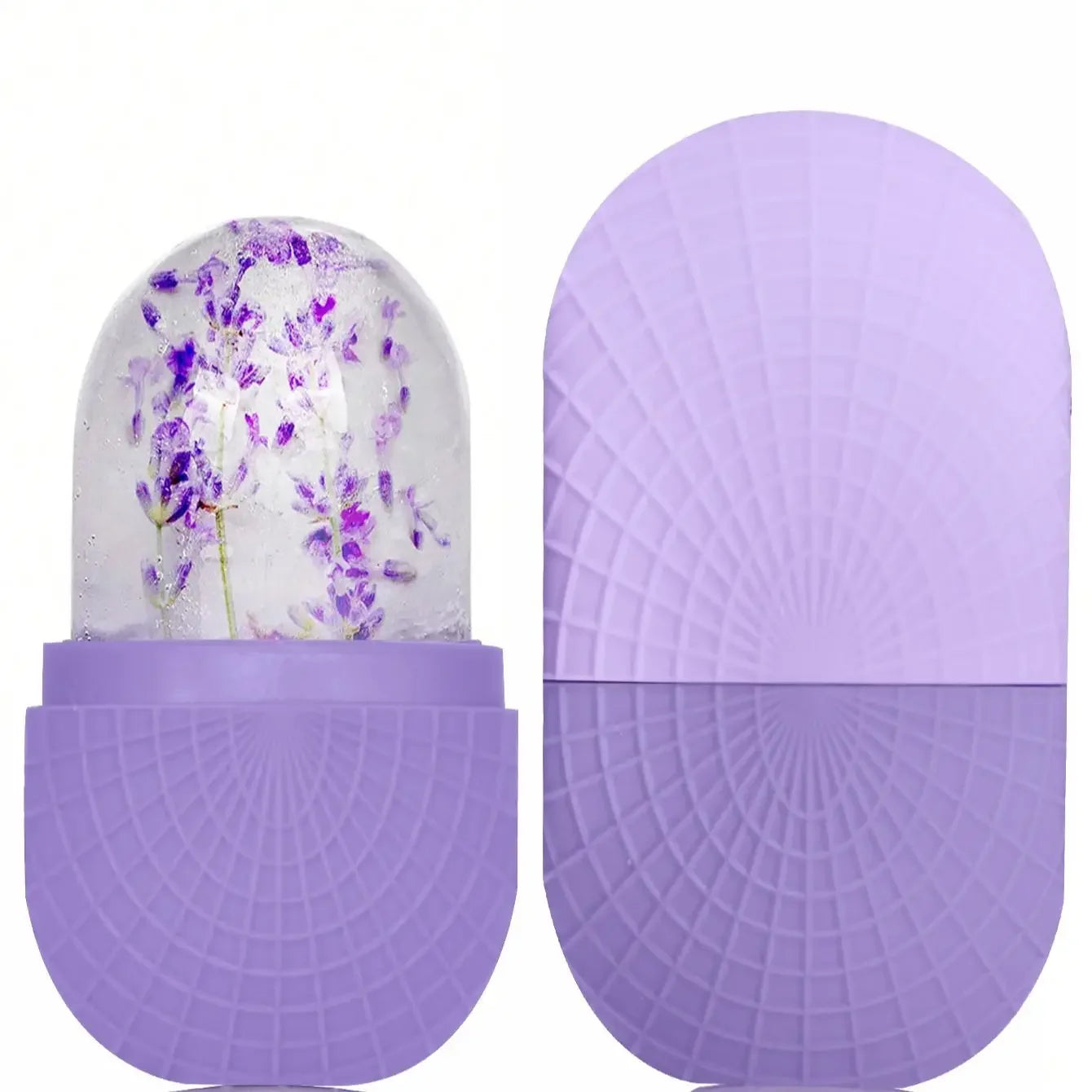 The Cooling Sculpt Ice Roller - A reusable facial ice roller designed to help reduce puffiness and refresh the skin. Provides a cooling massage that supports a smoother, more radiant look. Suitable for daily skincare routines.