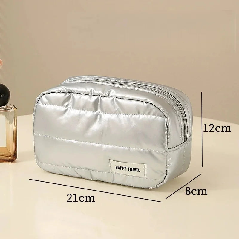The Luxe Travel Beauty Organizer - An elegant beauty organizer with multiple compartments for easy storage. Designed to keep makeup and toiletries organized and accessible. Ideal for travel or vanity use.