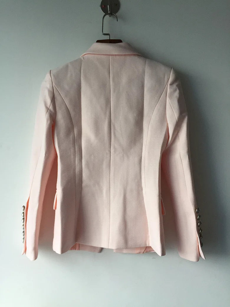 Women's Double-Breasted Fashion Blazer - A stylish blazer designed to elevate both casual and formal outfits. Soft, comfortable fabric suitable for work, events, or everyday chic wear. Available in multiple colors and sizes to match your personal style.